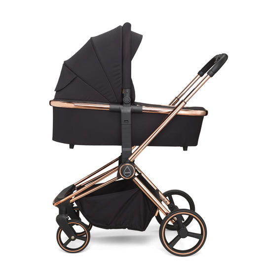 Mee-Go Pure 2 in 1 Pushchair / Stroller & Carrycot - Dusty Rose - Bambini & Bo