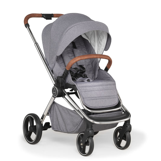 Mee-Go Pure 2 in 1 Pushchair / Stroller & Carrycot - Pearl Grey - Bambini & Bo