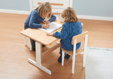 Boori Tidy Learning Table - White/Almond - Bambini & Bo