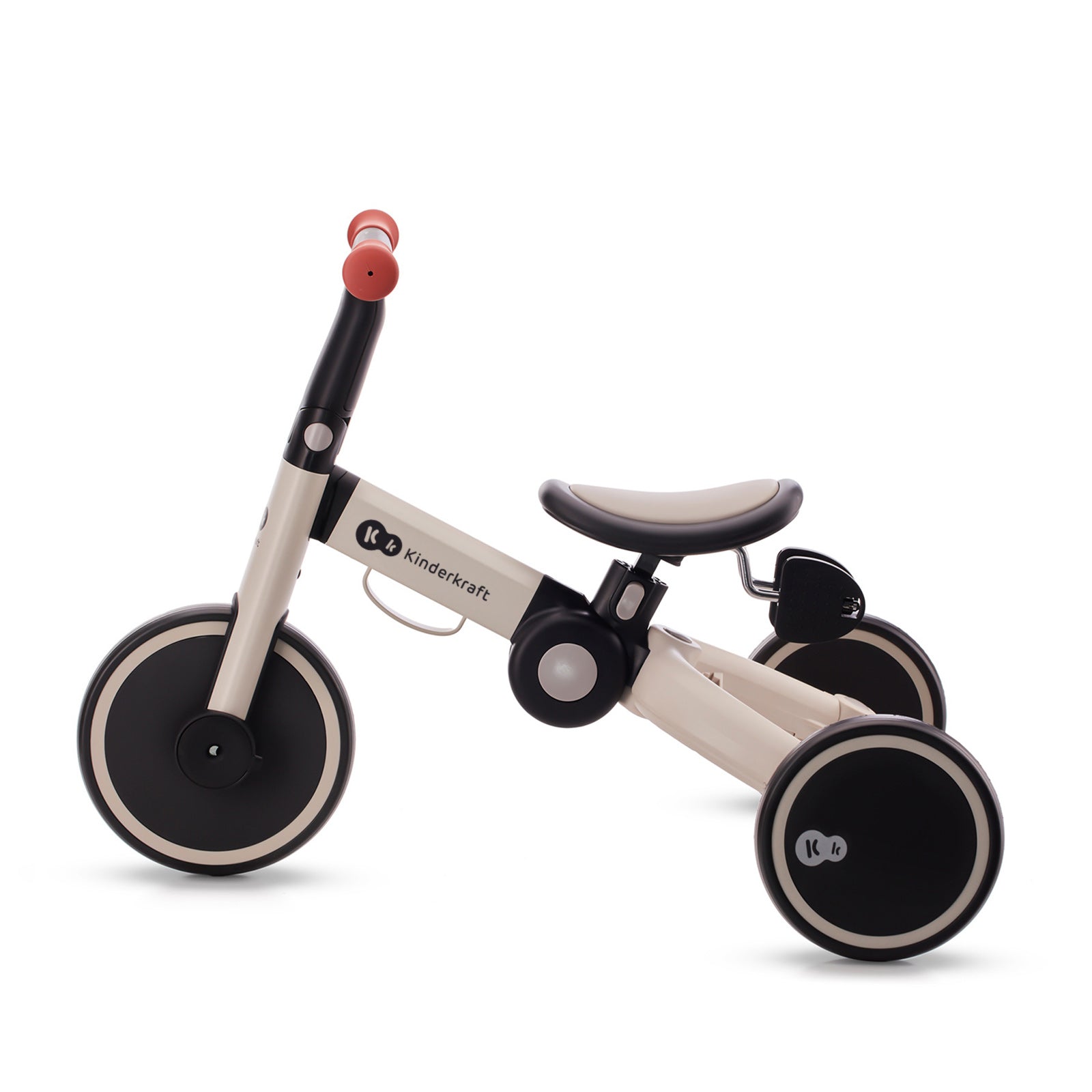 Kinderkraft Tricycle/Balance Bike 4TRIKE Silver Grey - Bambini & Bo