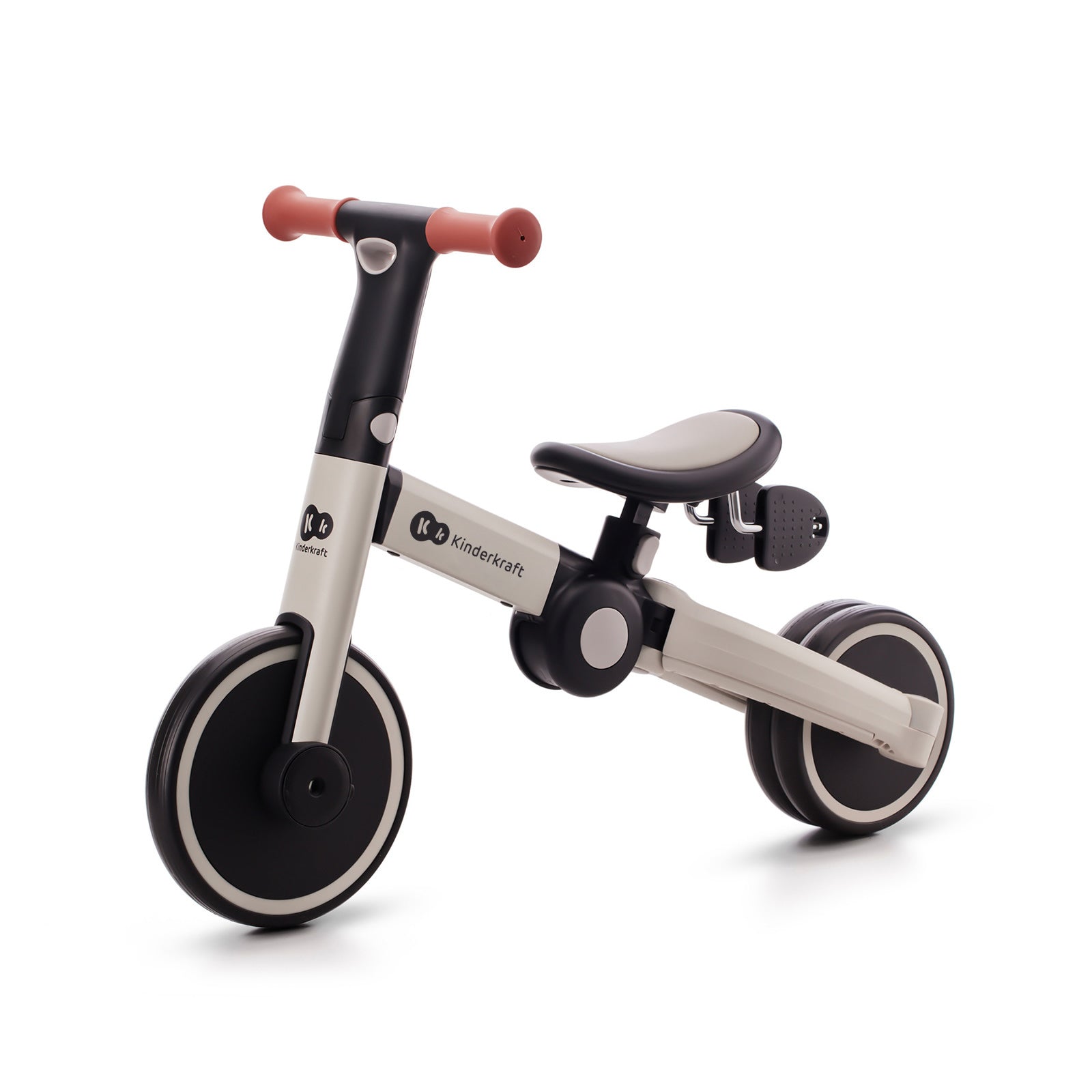 Kinderkraft Tricycle/Balance Bike 4TRIKE Silver Grey - Bambini & Bo