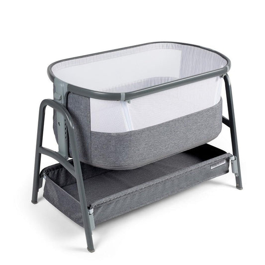 Ickle Bubba Bubba&Me Bedside Crib - Space Grey