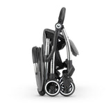 Miniuno TouchFold Stroller - Grey Herringbone