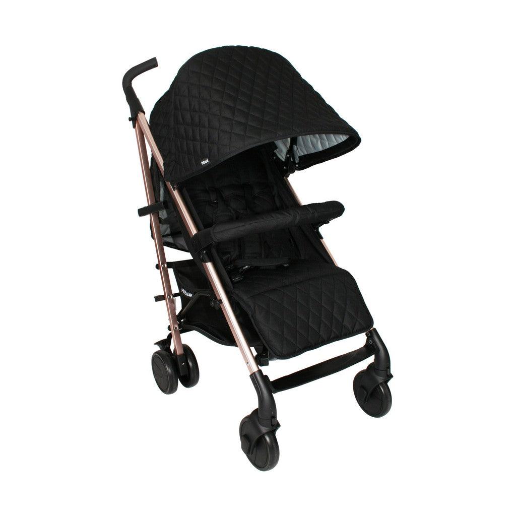 My Babiie Billie Faiers MB51 Stroller - Rose Gold Black Quilted