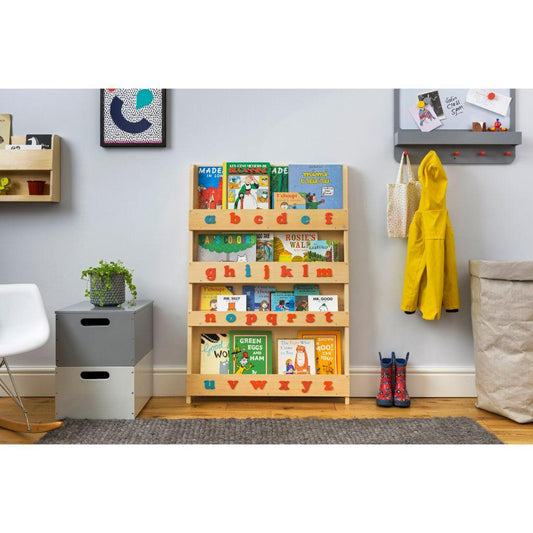 Tidy Books Children's Bookcase - With Montessori Alphabet - Bambini & Bo