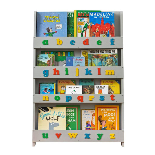 Tidy Books Children's Bookcase - With Alphabet - Bambini & Bo