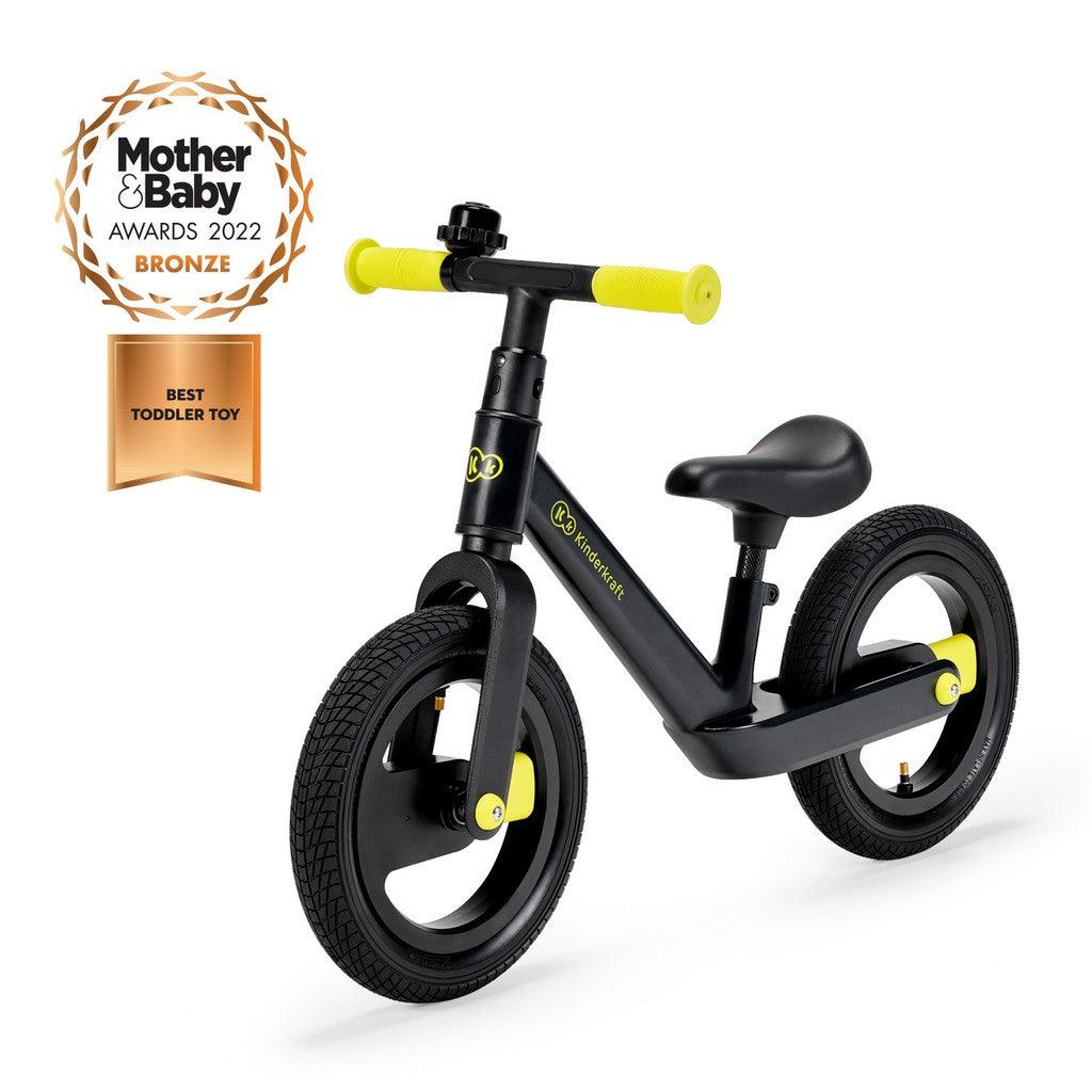 Kinderkraft Goswift Balance Bike - Black Volt